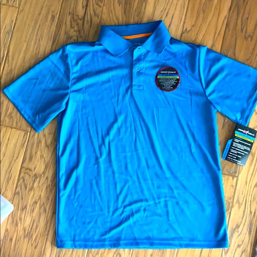 Performance collared shirt